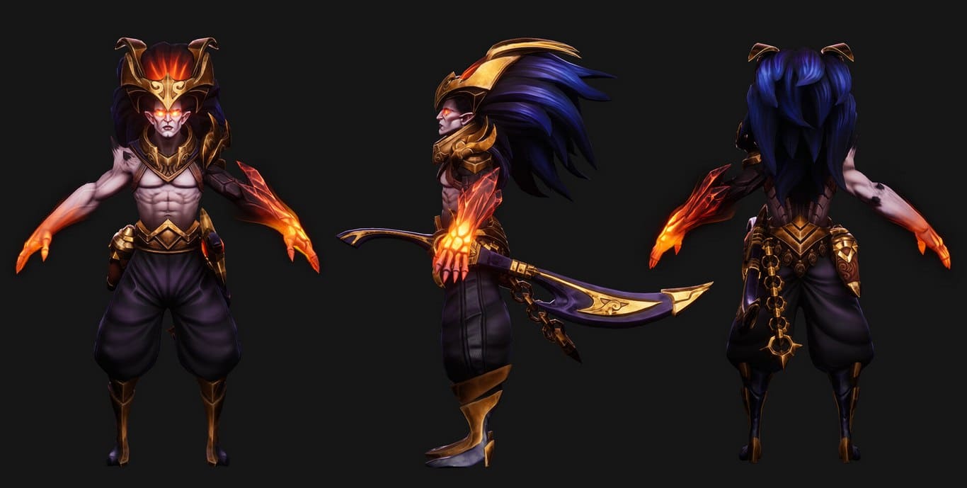 Hình Yasuo Ma Kiếm 3D sắc nét
