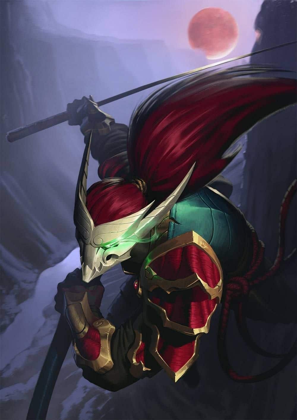 Hình Yasuo huyết nguyệt ngầu