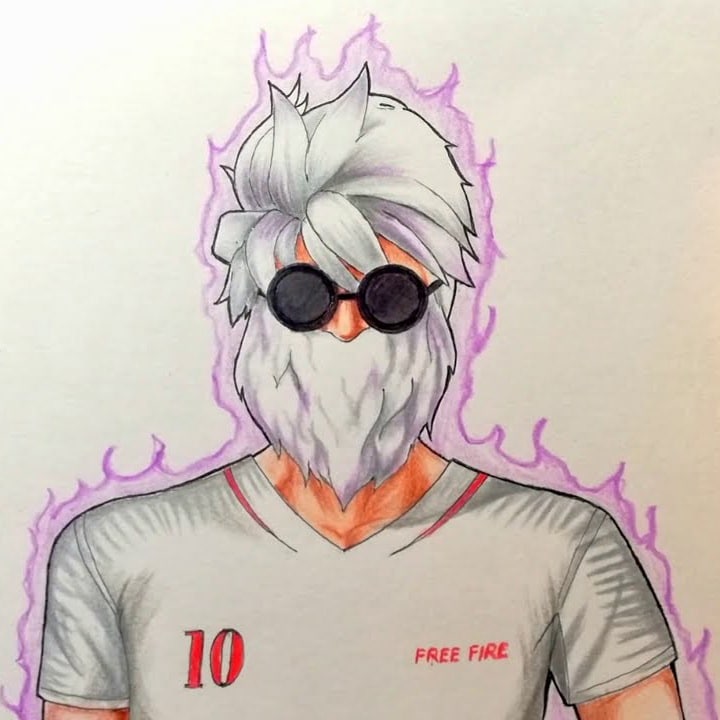 Hình avatar FF vẽ