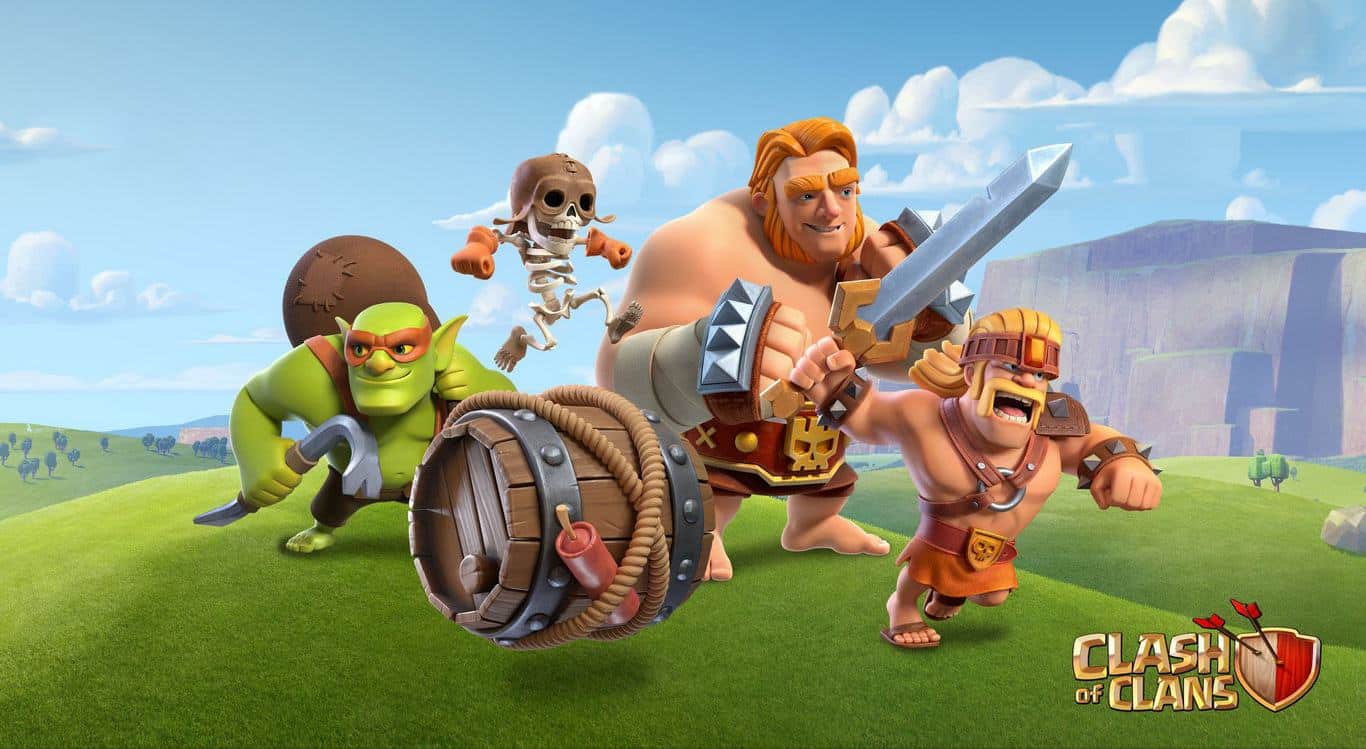 Hình game Clash Of Clans chibi dễ thương