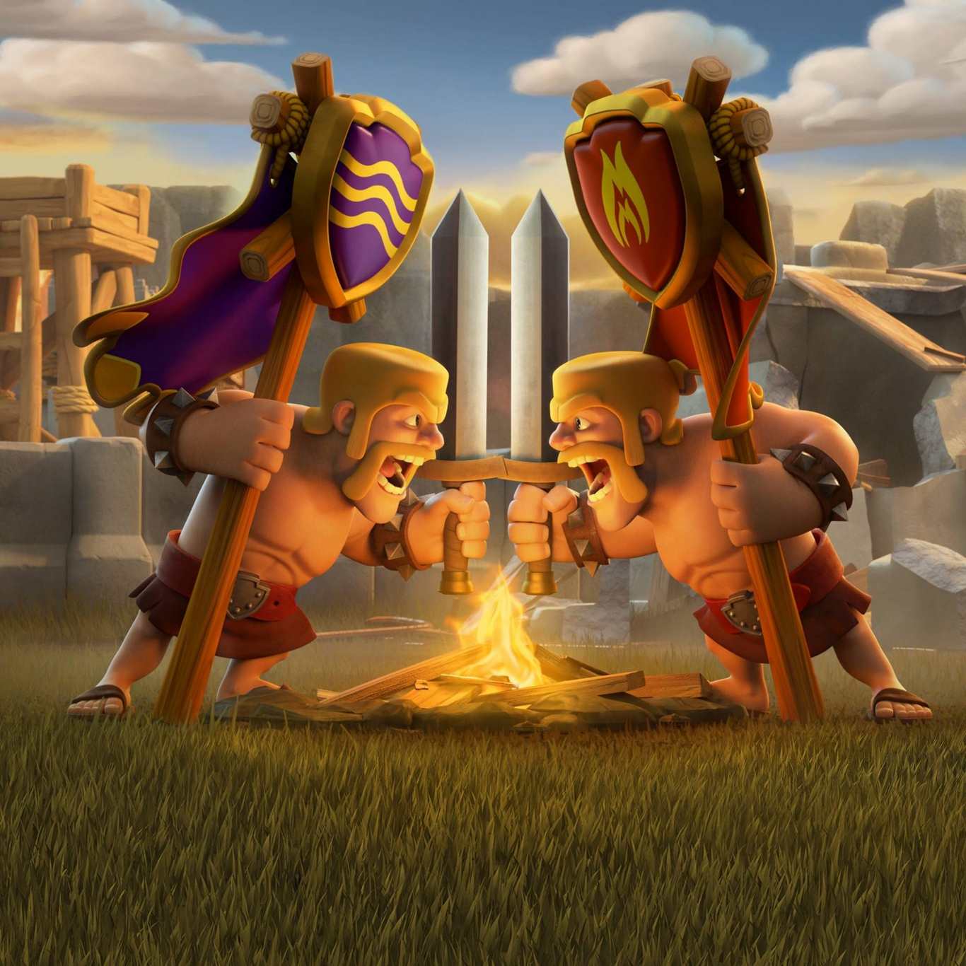 Hình game Clash Of Clans chibi