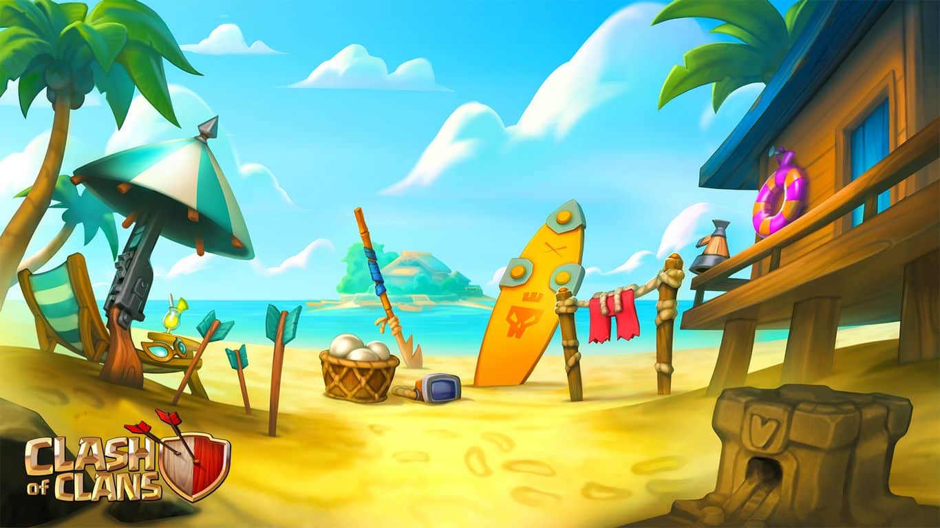 Hình nền Clash Of Clan cho máy tính 4K