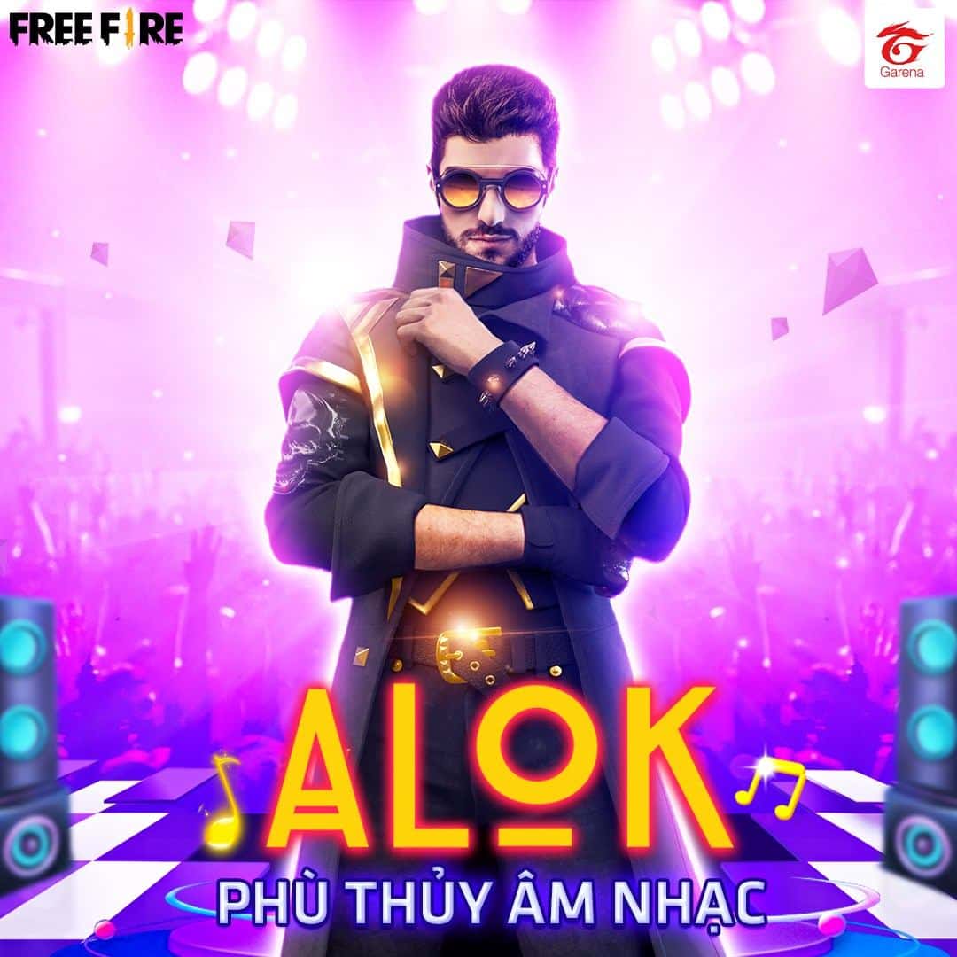 Hình nền Free Fire 3D Alok mới nhất