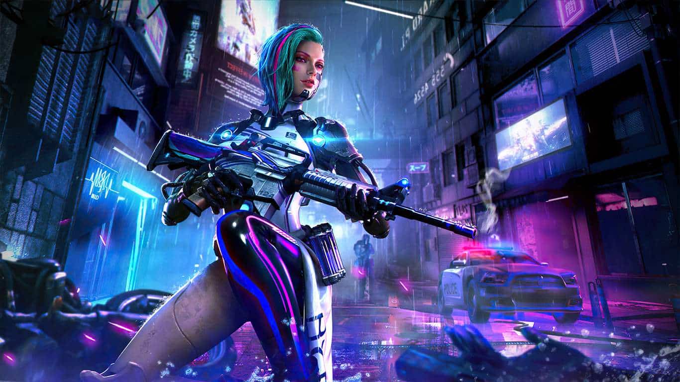 Hình nền Free Fire 3D nữ