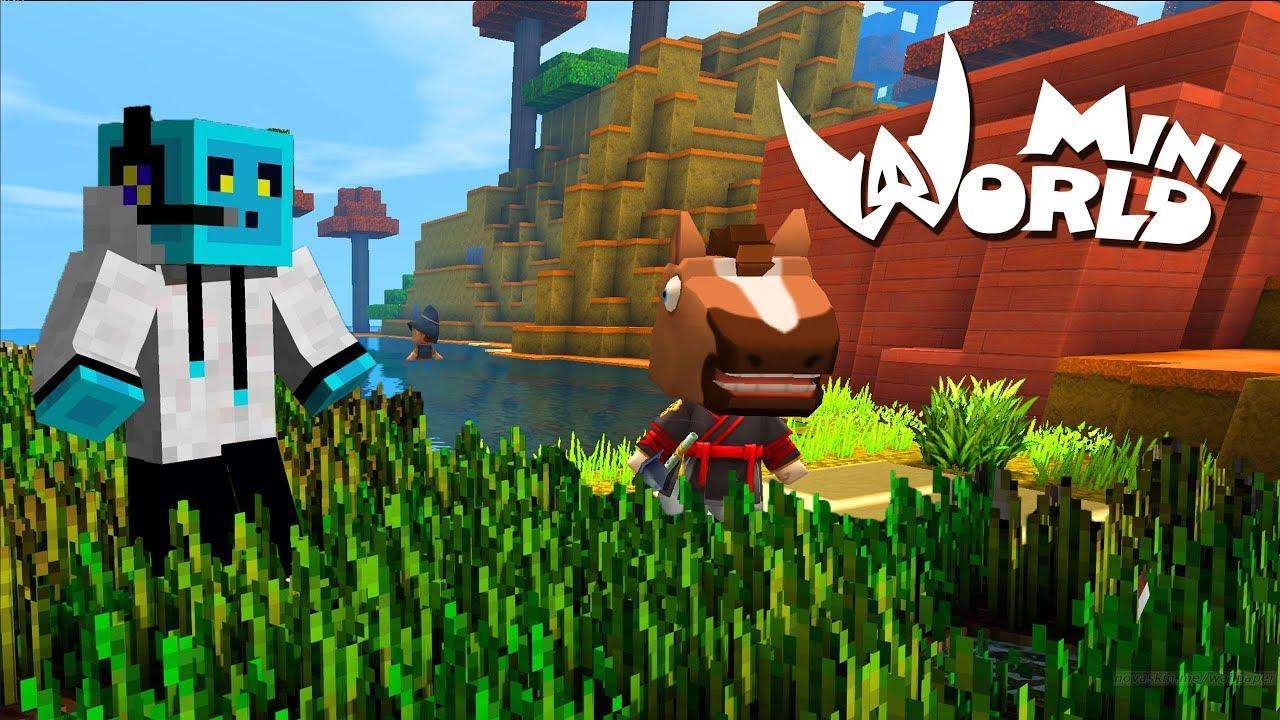 Hình nền Mini World cho máy tính dễ thương