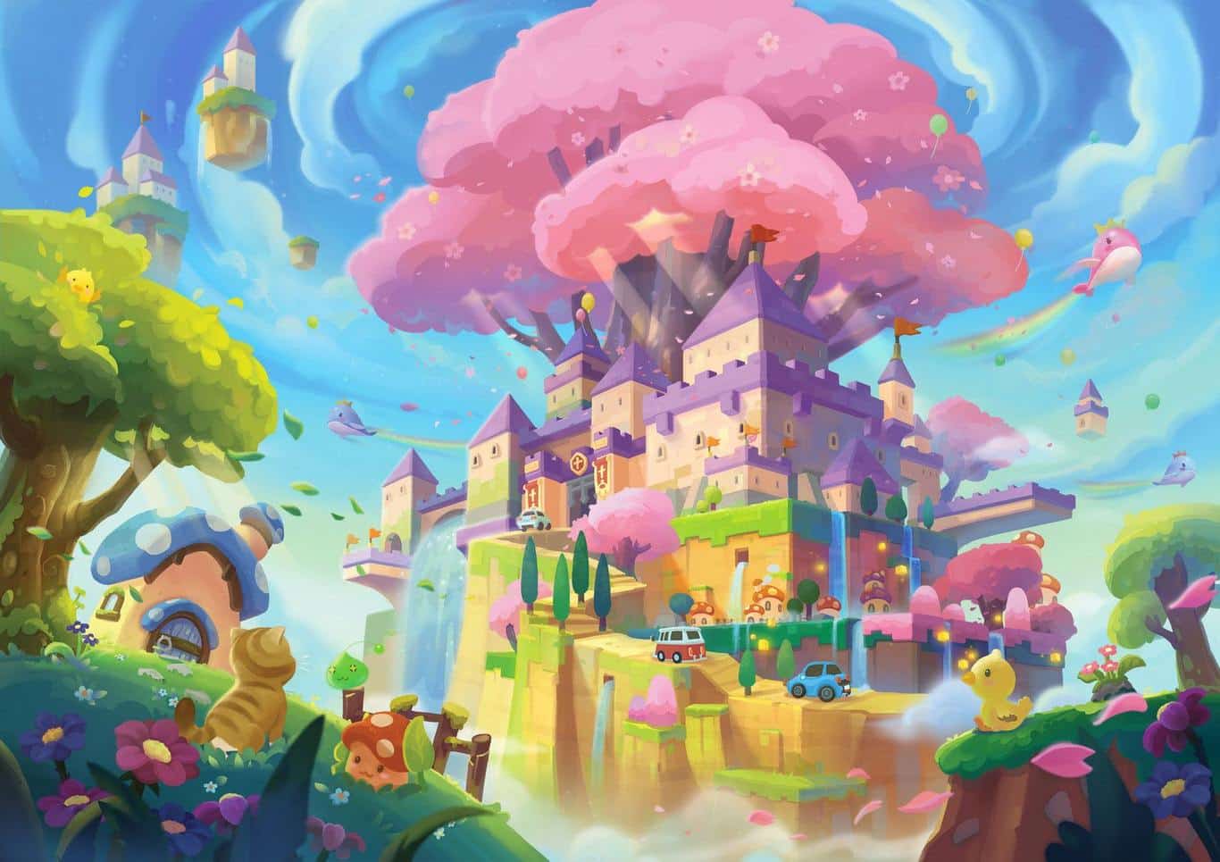 Hình nền Mini World đẹp nhất dễ thương