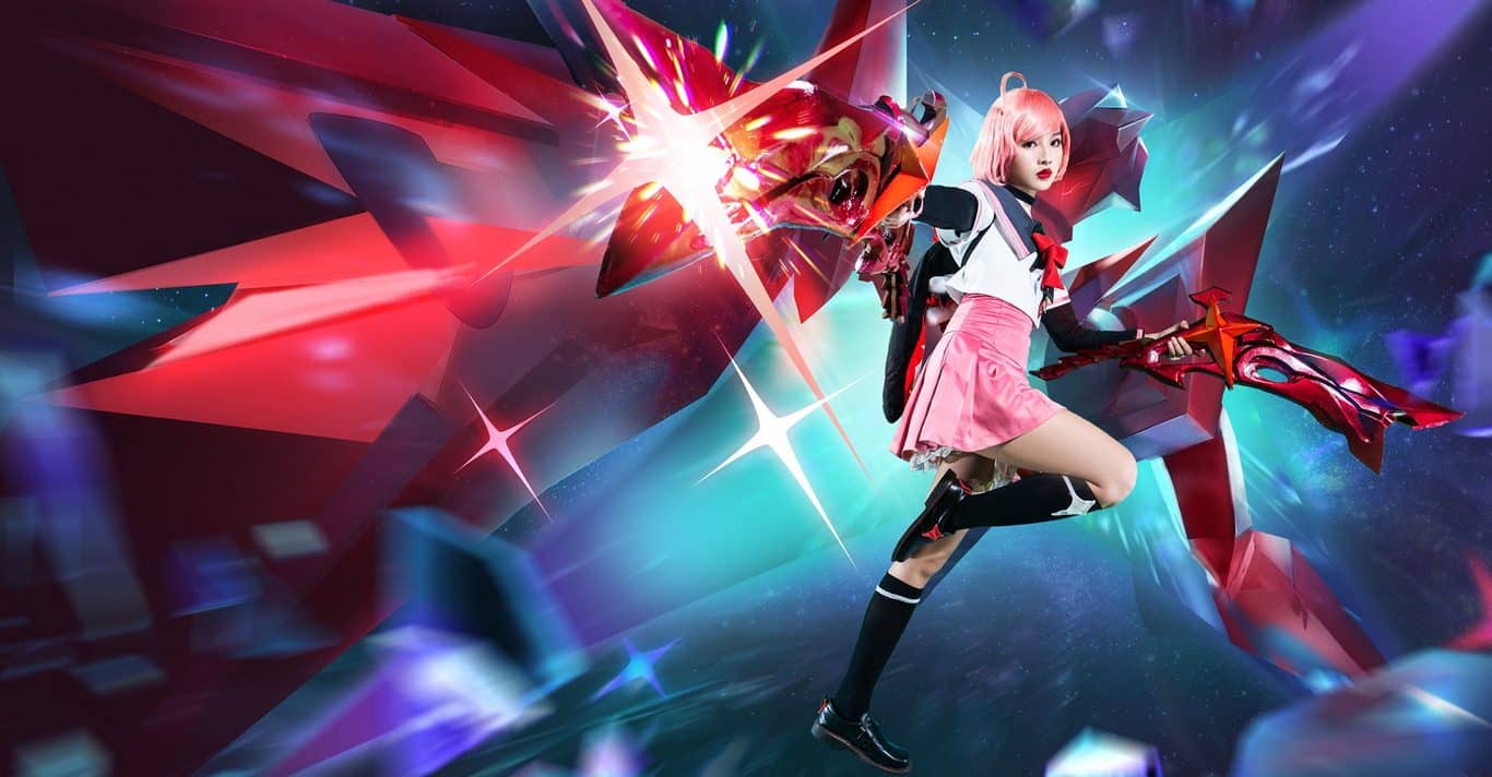 Hình nền Violet Thứ nguyên vệ thần cho máy tính cosplay