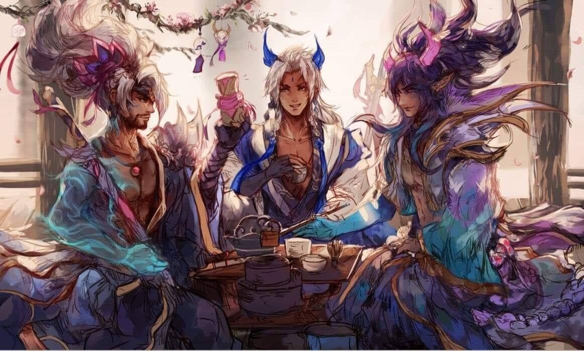 Hình nền Yasuo Anh Hùng Lãng Kiếm cho máy tính ấn tượng