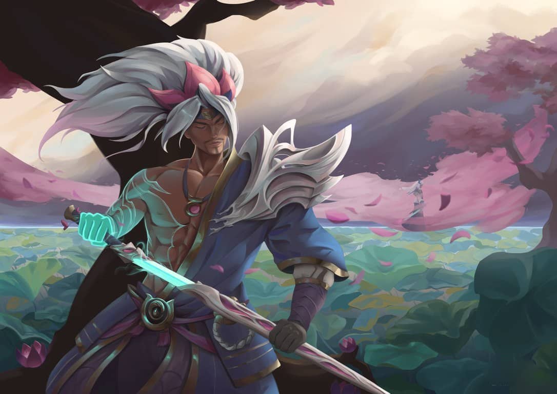 Hình nền Yasuo Anh Hùng Lãng Kiếm cho máy tính cực chất