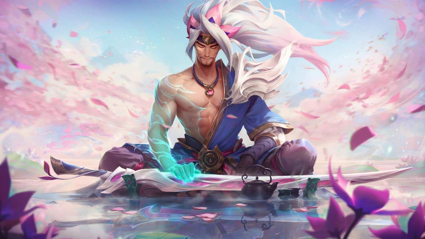 Hình nền Yasuo anh hùng lãng kiếm 4K mới nhất