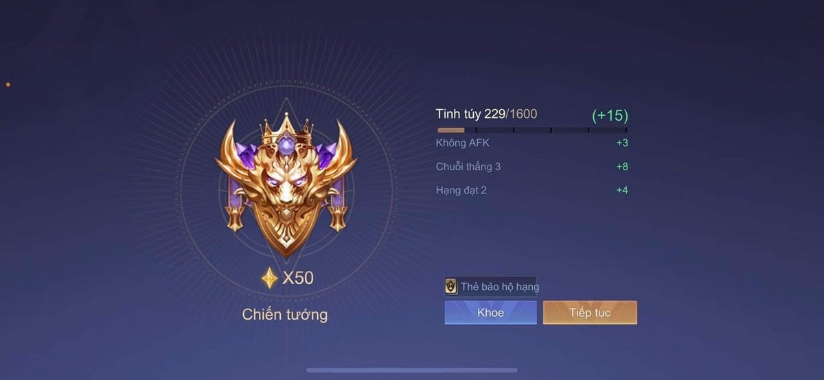 Hình rank Chiến Tướng mùa 21