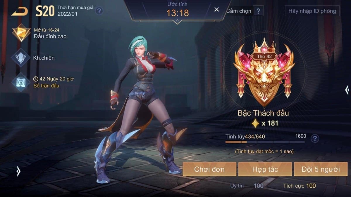 Hình rank Thách Đấu Liên Quân đỉnh cao