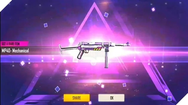 Hình skin súng Free Fire MP40 siêu chất