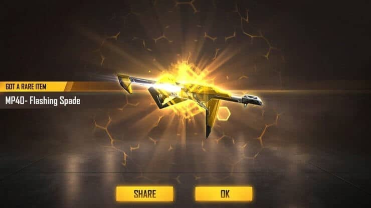 Hình skin súng Free Fire MP40