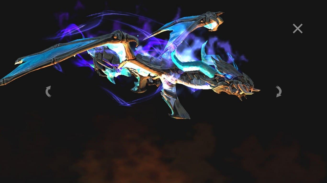 Hình skin súng Free Fire ak rồng xanh
