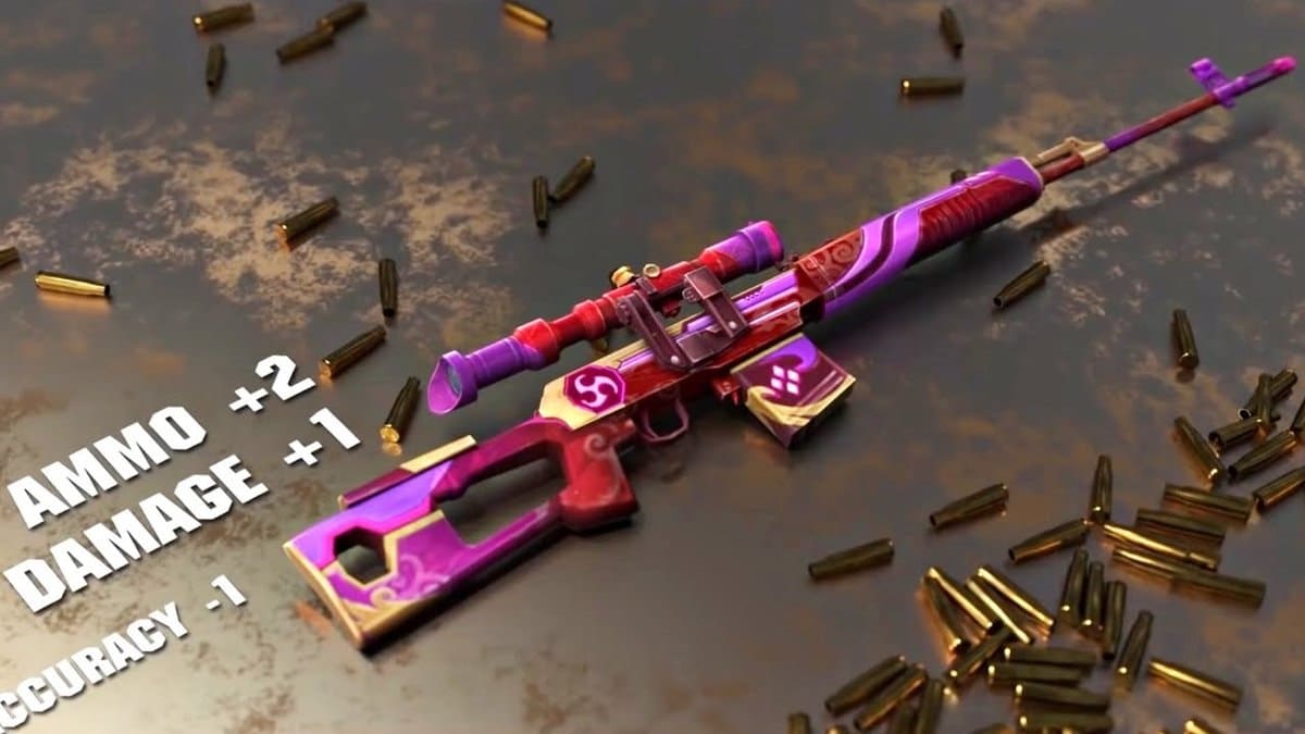 Hình súng Free Fire nâng cấp