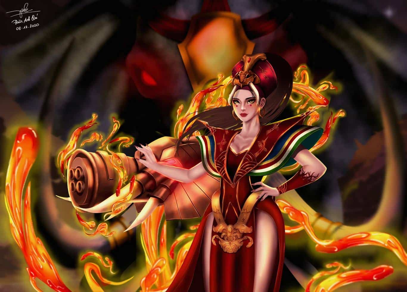 Hình tướng Capheny ngầu fanart