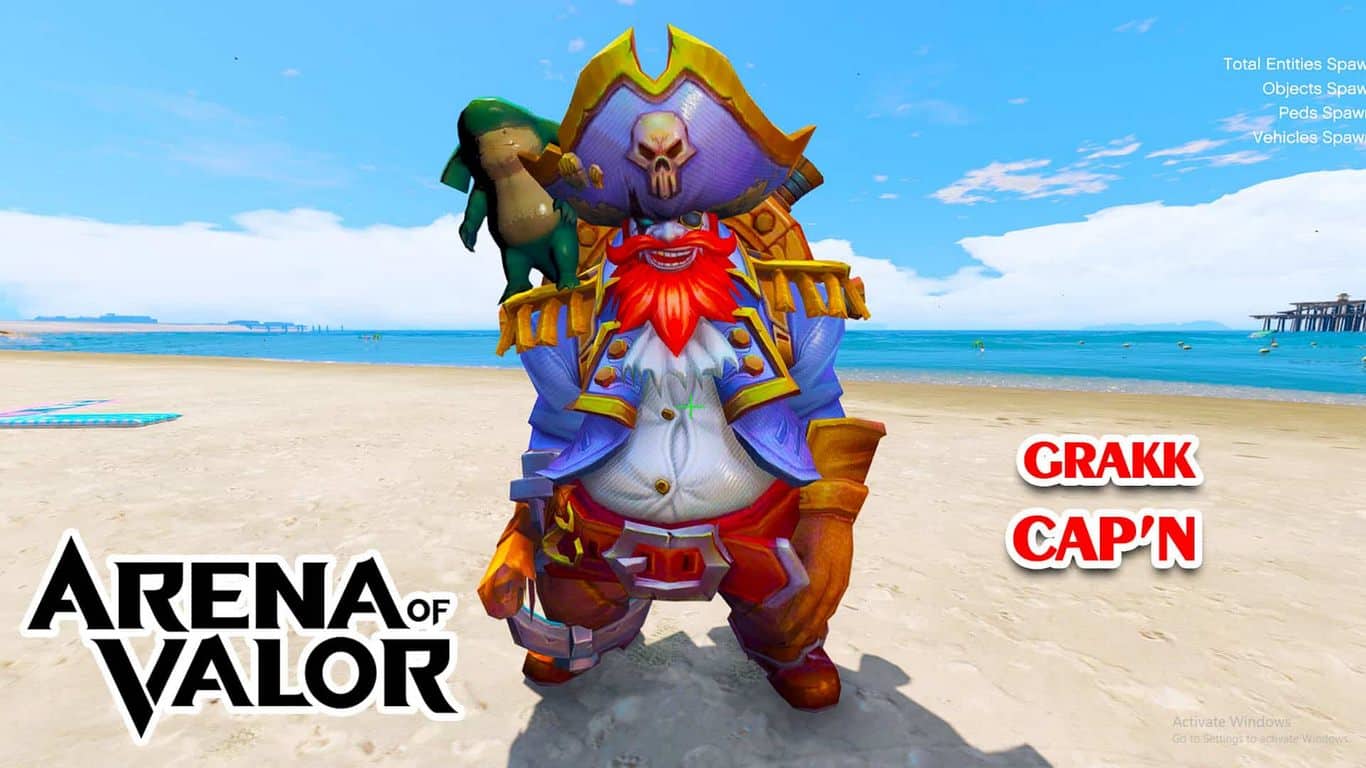 Hình tướng Grakk ngầu