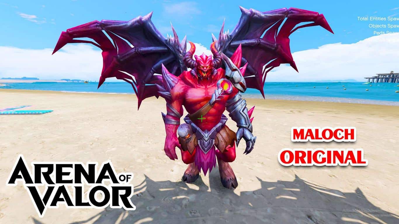 Hình tướng Maloch ngầu 3D
