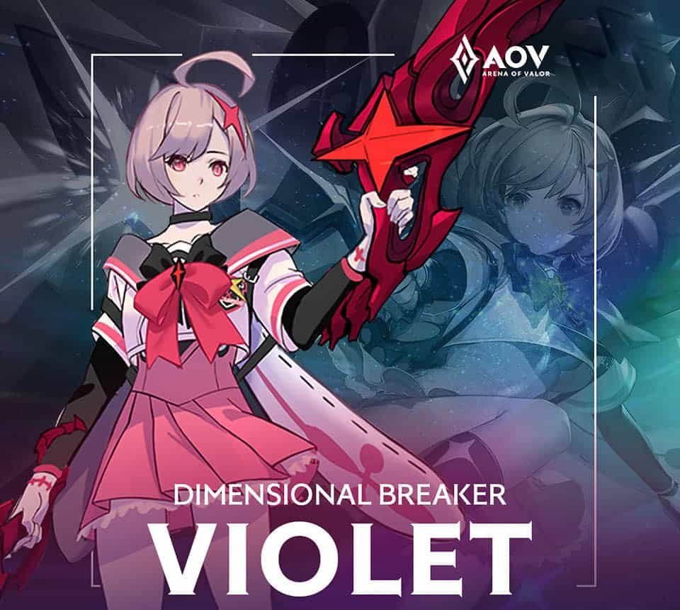 Hình tướng Violet Thứ nguyên vệ thần ngầu đẹp nhất