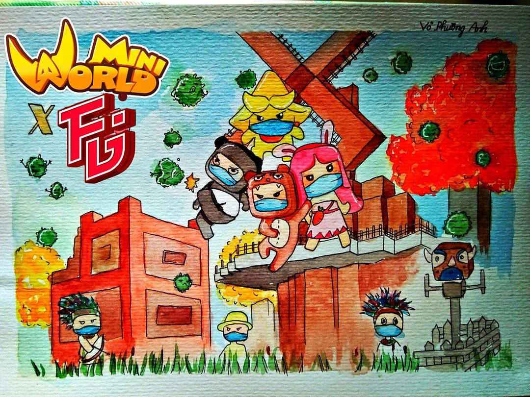 Hình vẽ Mini World đẹp nhất