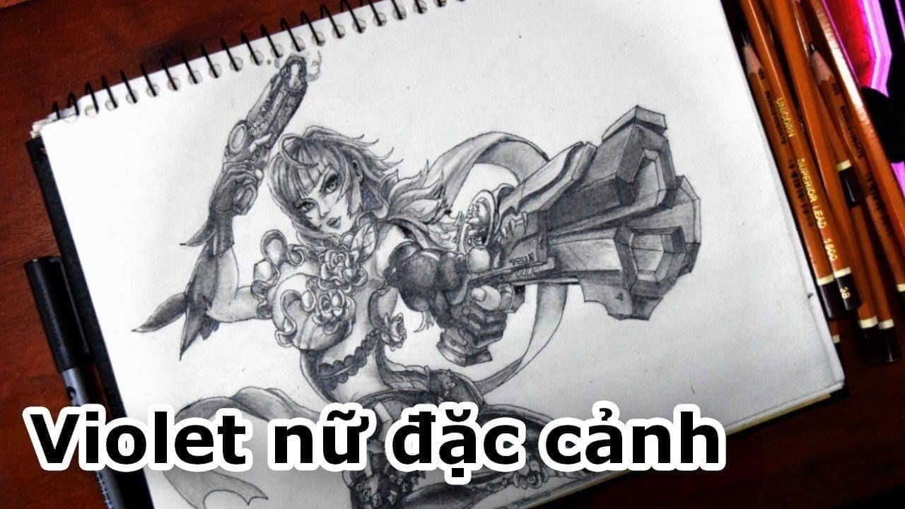 Hình vẽ Violet Liên Quân đẹp mới nhất