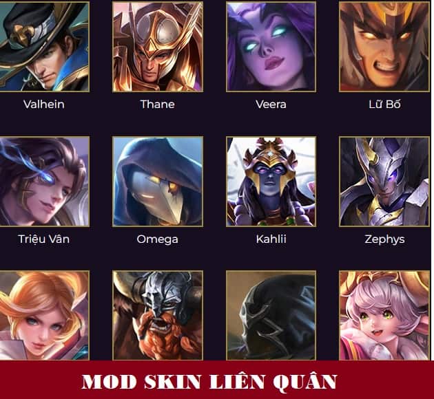 Mod Skin Liên Quân