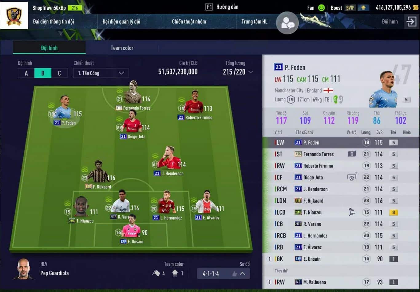 Những hình ACC Fifa VIP siêu chất