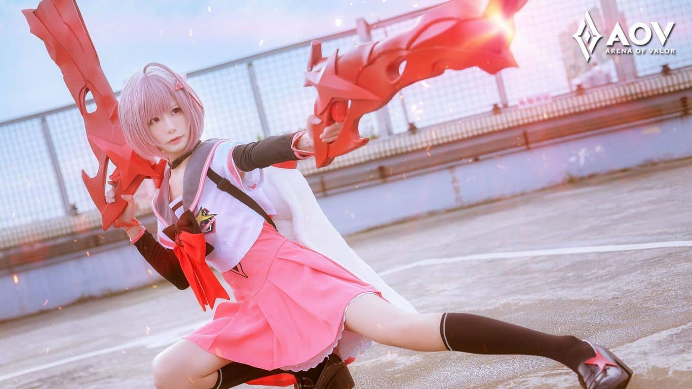 Những hình Violet Thứ nguyên vệ thần Liên Quân cosplay mới nhất