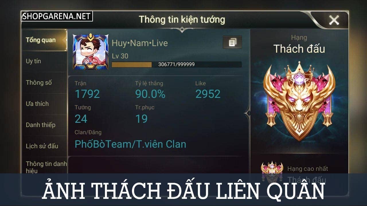 anh thach dau lien quan