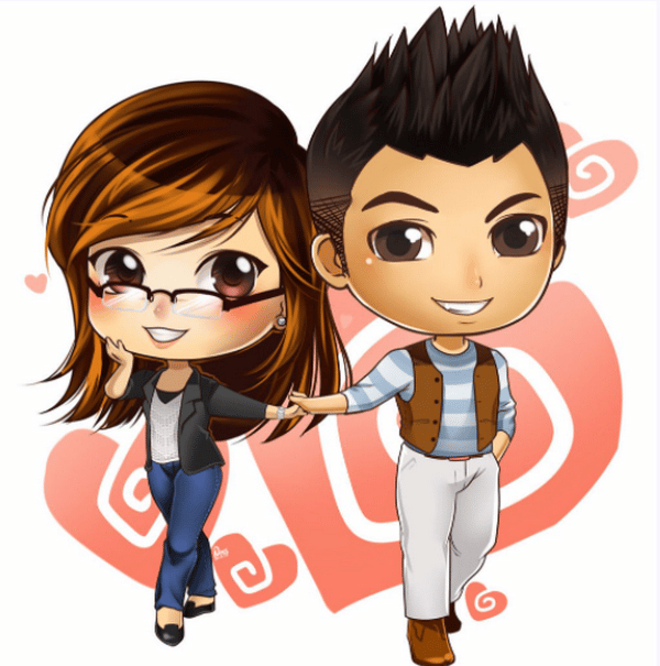 Ảnh Free Fire Chibi Cặp Đôi Cute