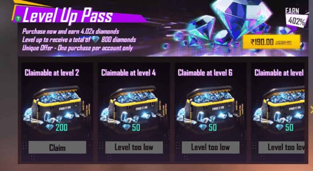 Ảnh Kim Cương Free Fire Mới Nhất Theo Level