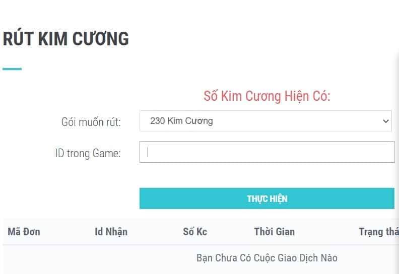 Ảnh Rút Kim Cương Free Fire Mới Nhất