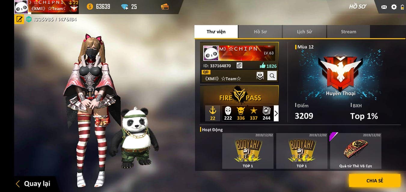 Hình Ảnh Free Fire Huyền Thoại Con Gái Cực Ngầu