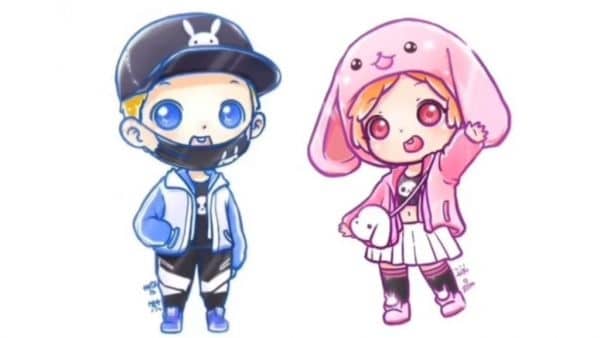 Hình FF cute cặp đôi chibi đẹp nhất