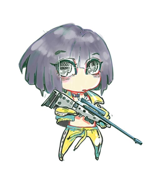 Hình Free Fire chibi cute Kelly đẹp nhất