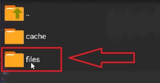 kích vào files