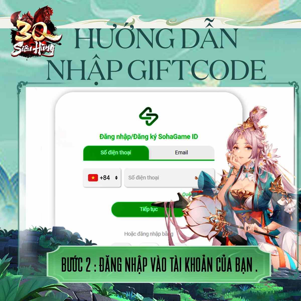Đăng nhập vào tài khoản của các bạn.
