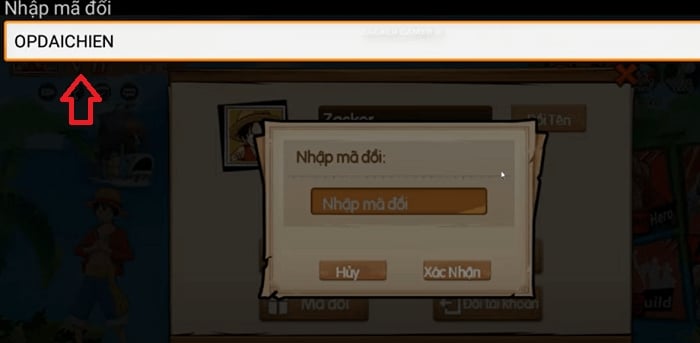 Nhấn vào nút Xác nhận để đổi quà.