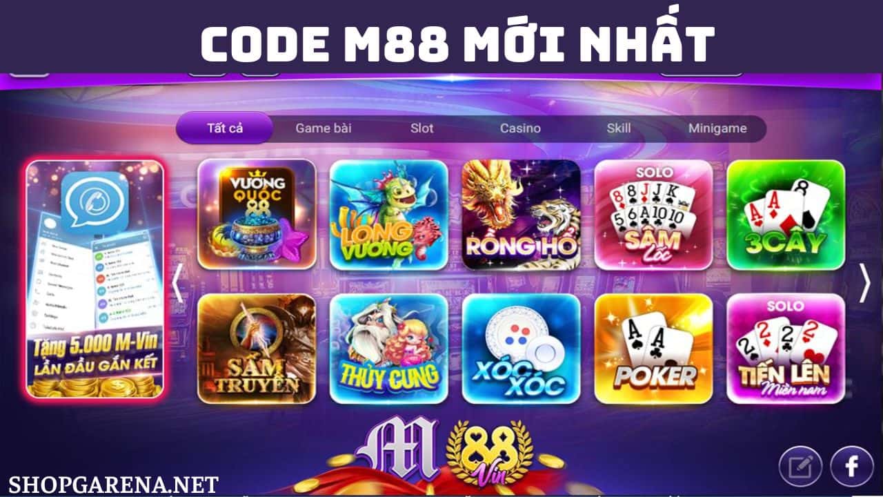 Code M88 Moi Nhat