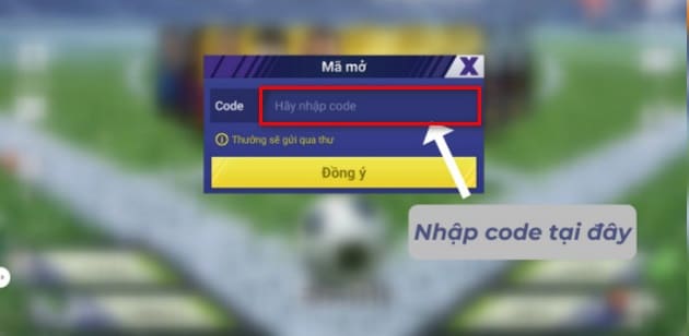 Điền code UFC