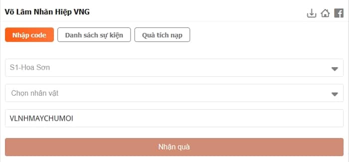 Điền mã giftcode mà bạn có sau đó nhấn Đổi.