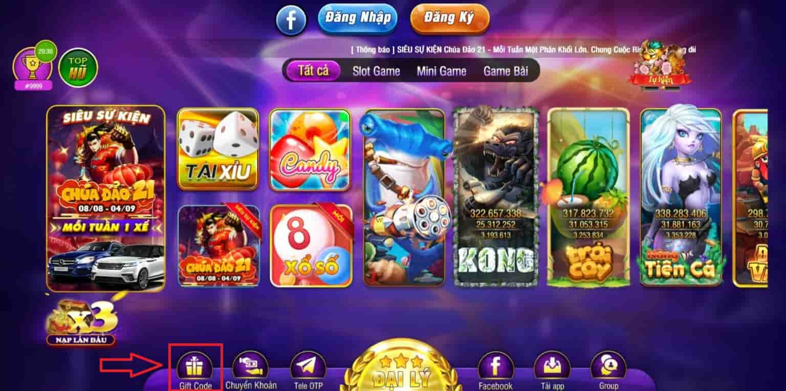 Hướng dẫn Cách Nhập Code Bay247