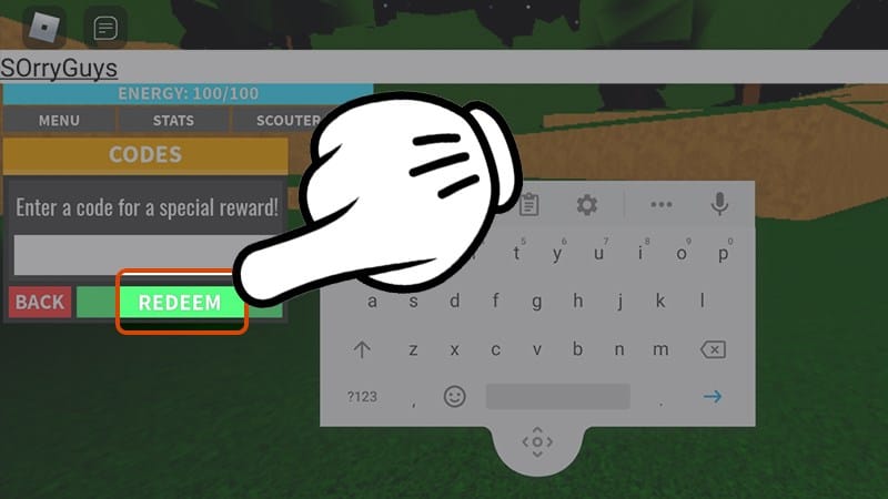 Nhấn chọn nút REDEEM để hoàn tất quá trình nhập code.