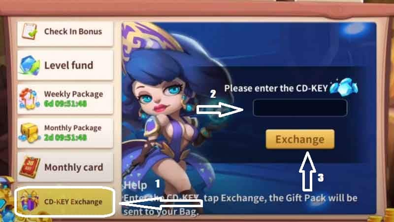 Nhập Code Afk Summoner