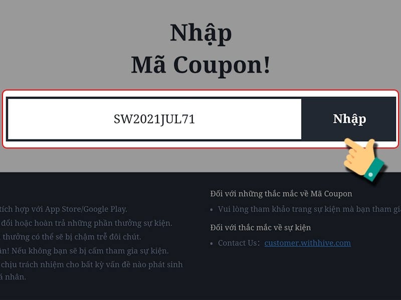 Nhập code Summoner War