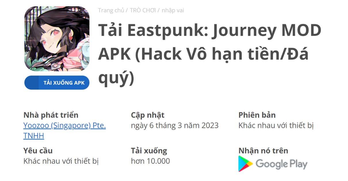 Eastpunk Journey MOD APK