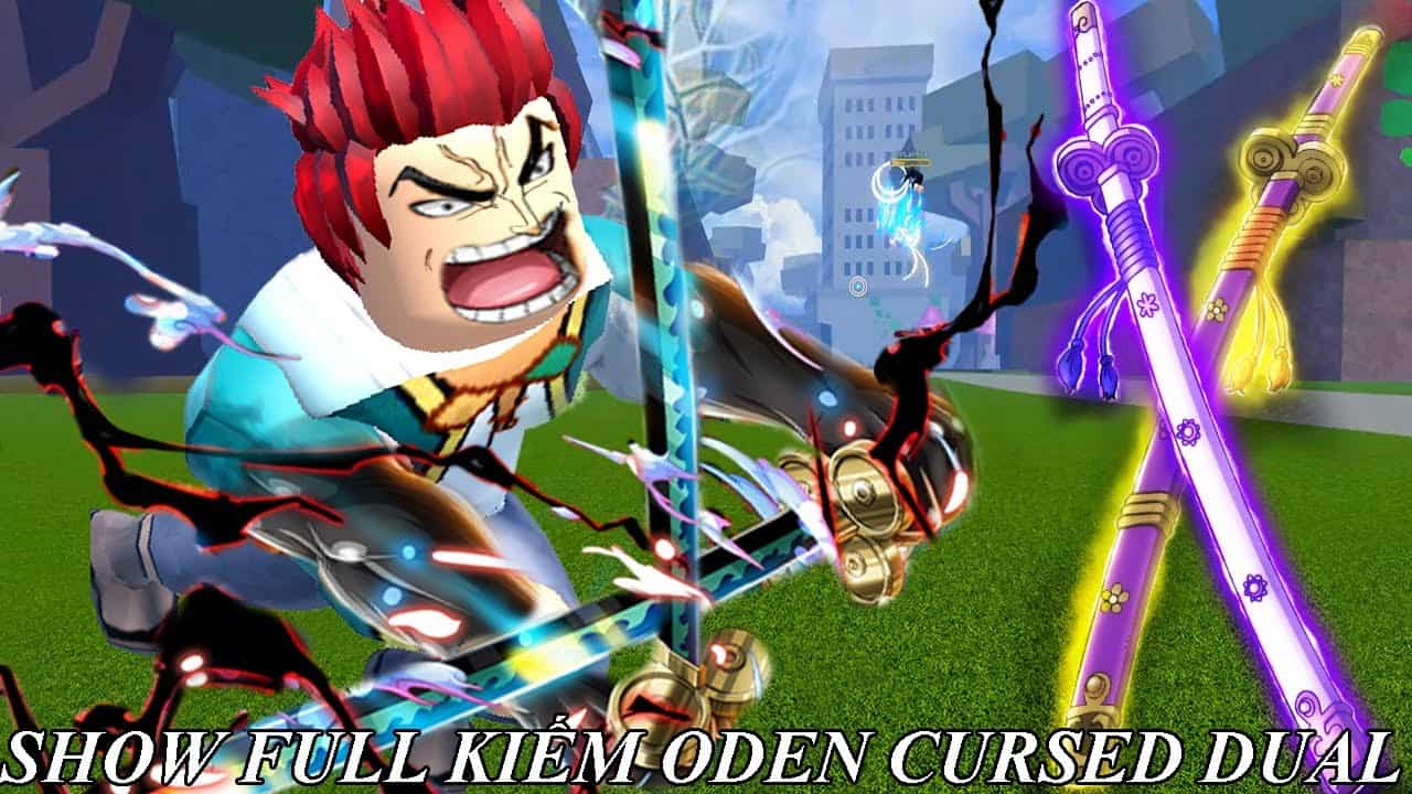Hình ảnh Song Kiếm Oden trong game Blox Fruits