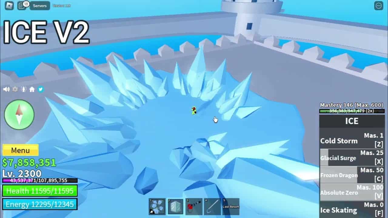 Hinh trai bang Ice trong game Blox Fruits