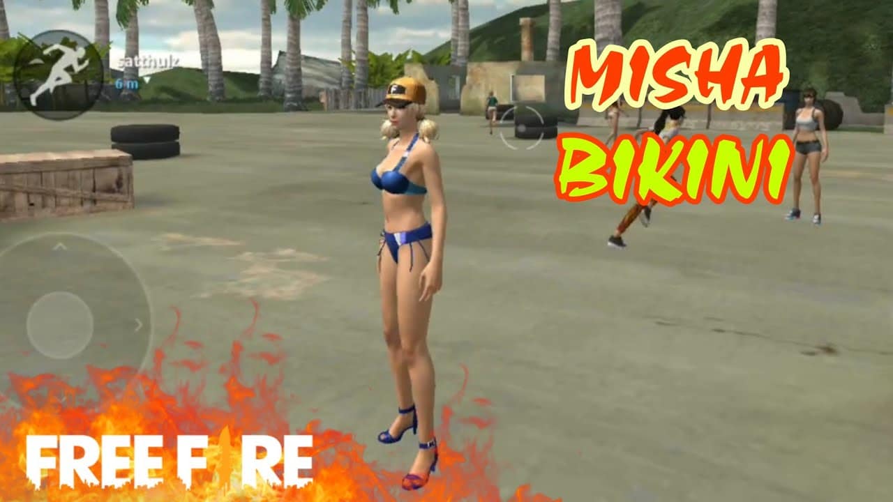 Lột đồ nhân vật nữ FF mặc bikini